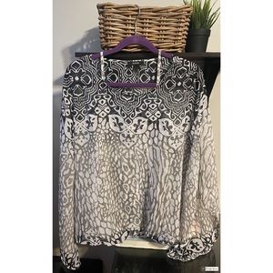 Alfani Handkerchief Sleeve Blouse